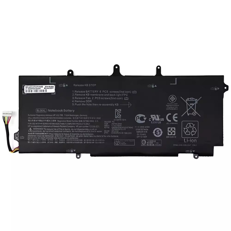 For HP Elitebook Folio 1040 G0 G1 G2 BL06XL DB5D IB5D Battery
