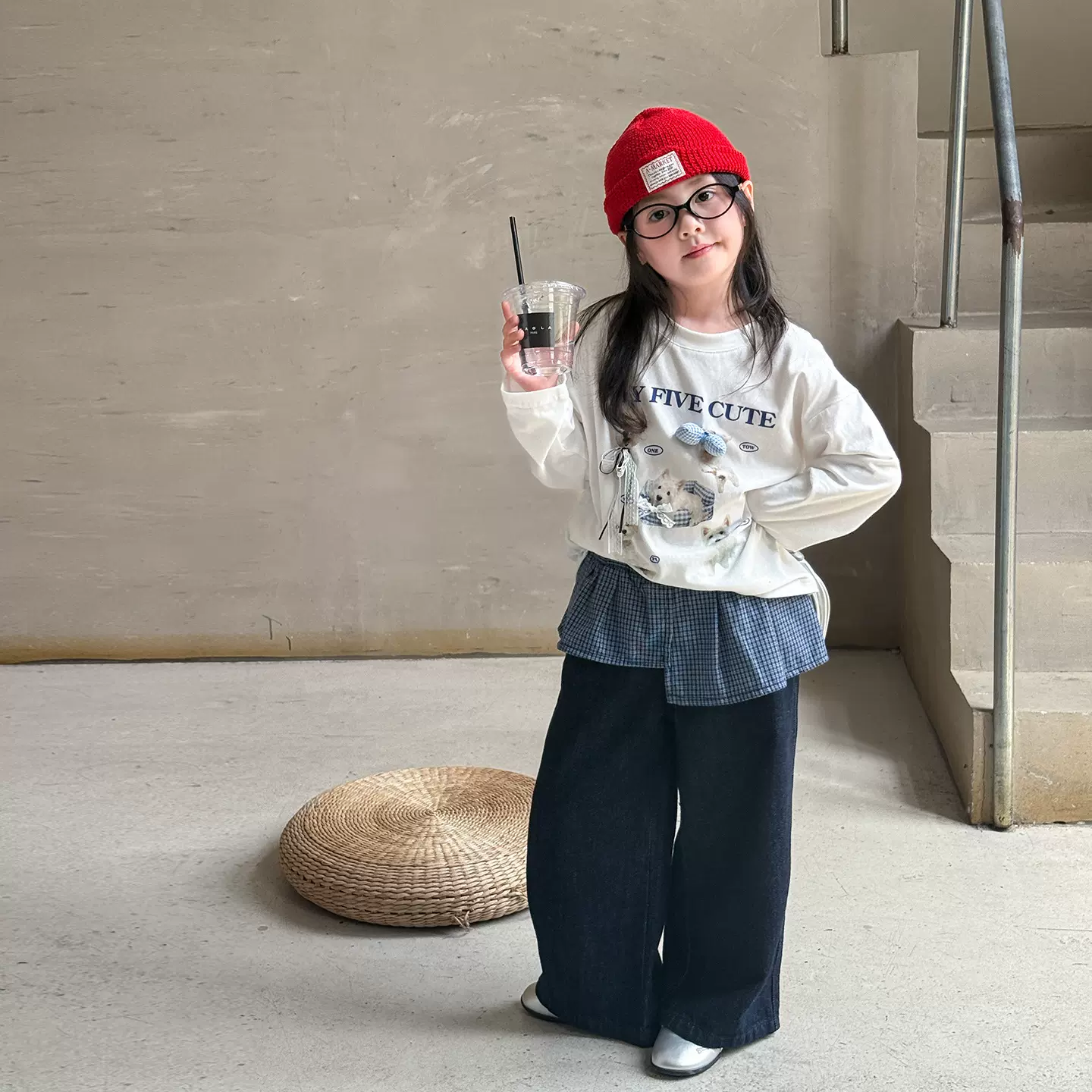 维木童装女童长袖t恤秋季2025新款儿童卡通打底衫上衣女宝宝衣服
