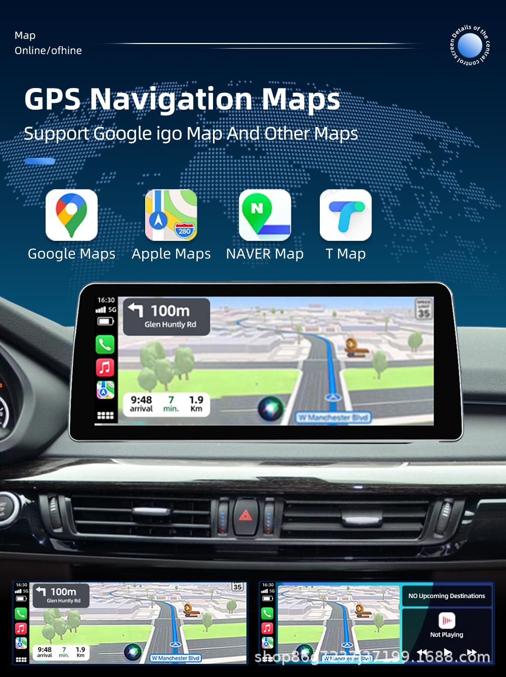 Suitable for Bmw X5 F15 10.25inch Car Radio Bluetooth Player Android Carplay Navigation