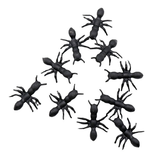 Halloween toy simulation black ant model new and strange little ant props holiday trick toys