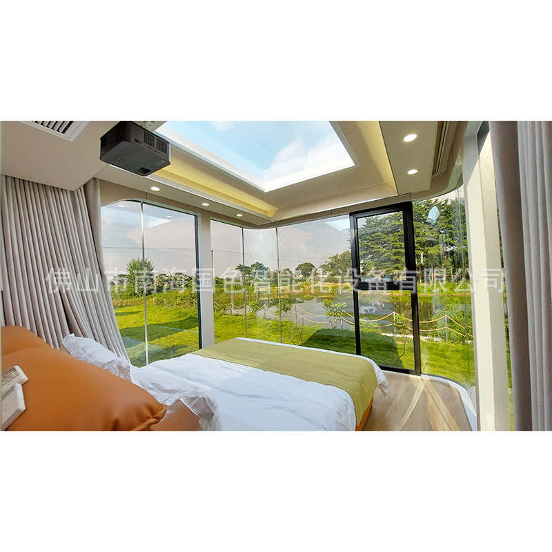 Camp B & B Hotel espacio cápsula área escénica Apple almacén exterior Villa Sunshine Room móvil integrado fabricante de la casa