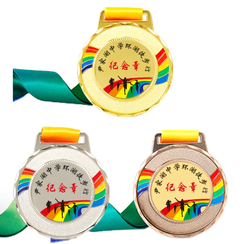 Металлическая памятная медаль марафон игры Детский сад золото и серебро медь честь перечисления золотой медали делая в наличии