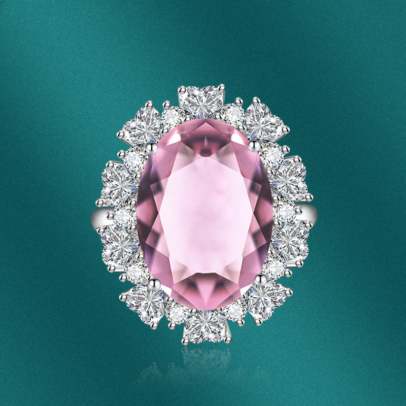 Nouveau Incrusté Grand Diamant Émeraude Rétro Gemmes De Couleur De Cuivre Anneau Ouverture Réglable display picture 5