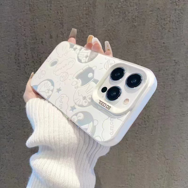 Nuevo Doraemon para iPhone 16 funda para teléfono móvil Apple 15promax/14 anti-caída 13pro12 lindo 11
