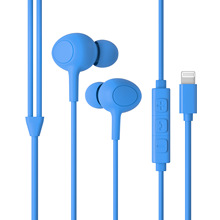 促销iPhone耳机入耳mfi认证耳机C100线控彩色hif音质适用苹果耳机