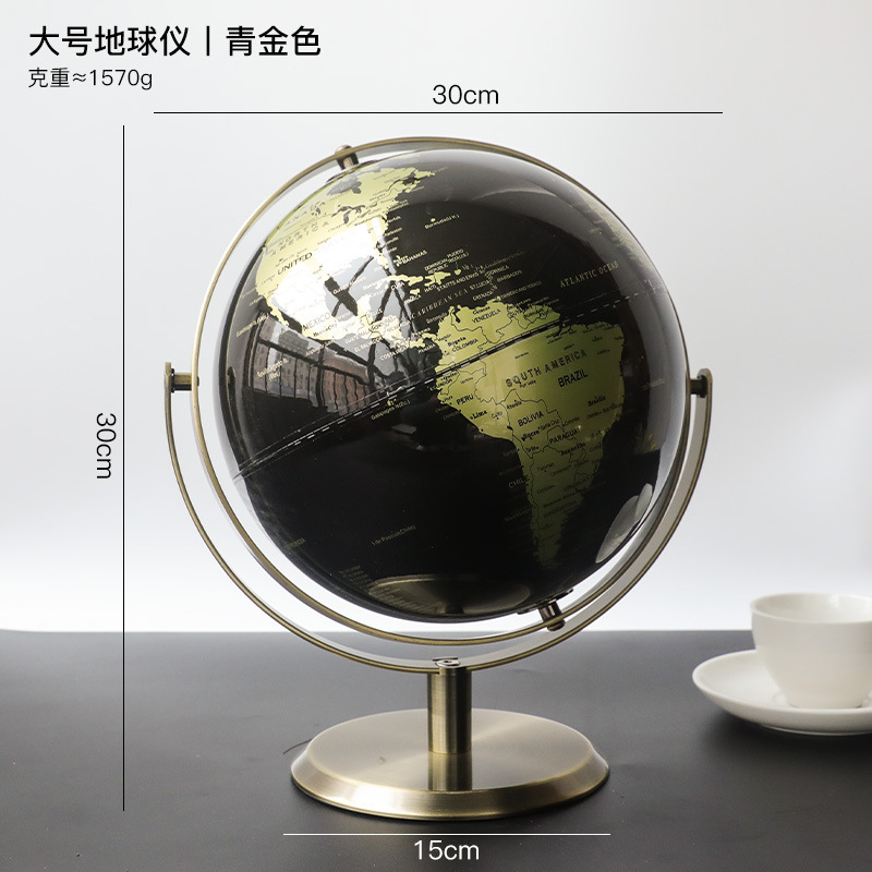 創意的な透明な地球儀の置物は軽くて豪華で高級な客間のテレビの棚の事務室のデスクトップの書斎の家庭の装飾品です。|undefined