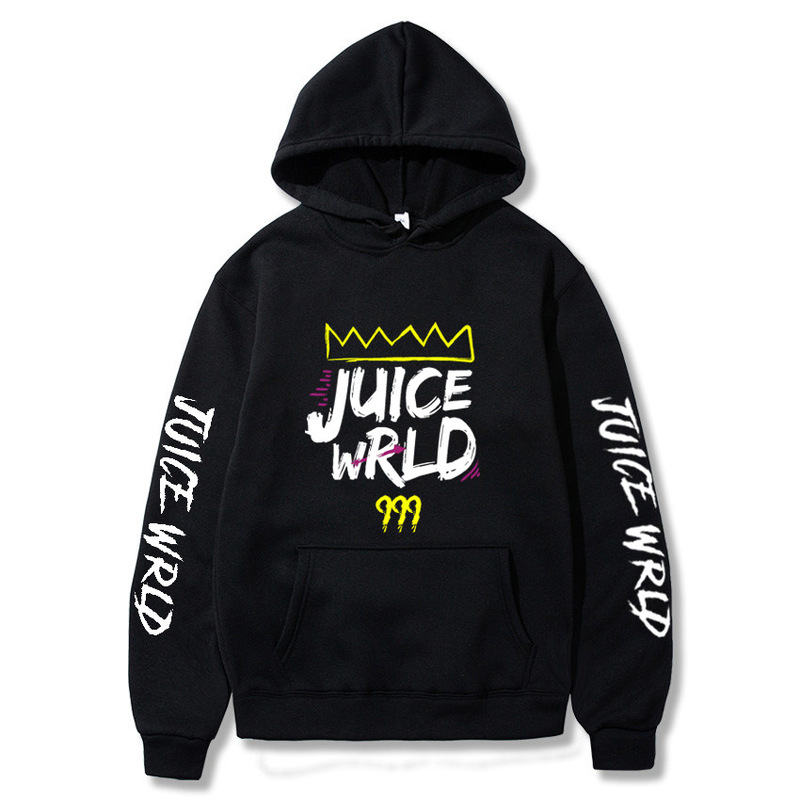 juice wrld New Hoodie European and American Hip Hop Singer Same Style Men's and Women's Fashion Hoodie Pullover Jacket