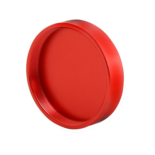 Xingyuan 1.25 inch M42X0.75 threaded metal dust cover with lanyard astronomical telescope accessories black and red