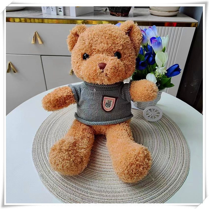 Teddy panda muñeca de peluche muñeca de tela muñeca abrazo oso almohada linda niña regalo de cumpleaños