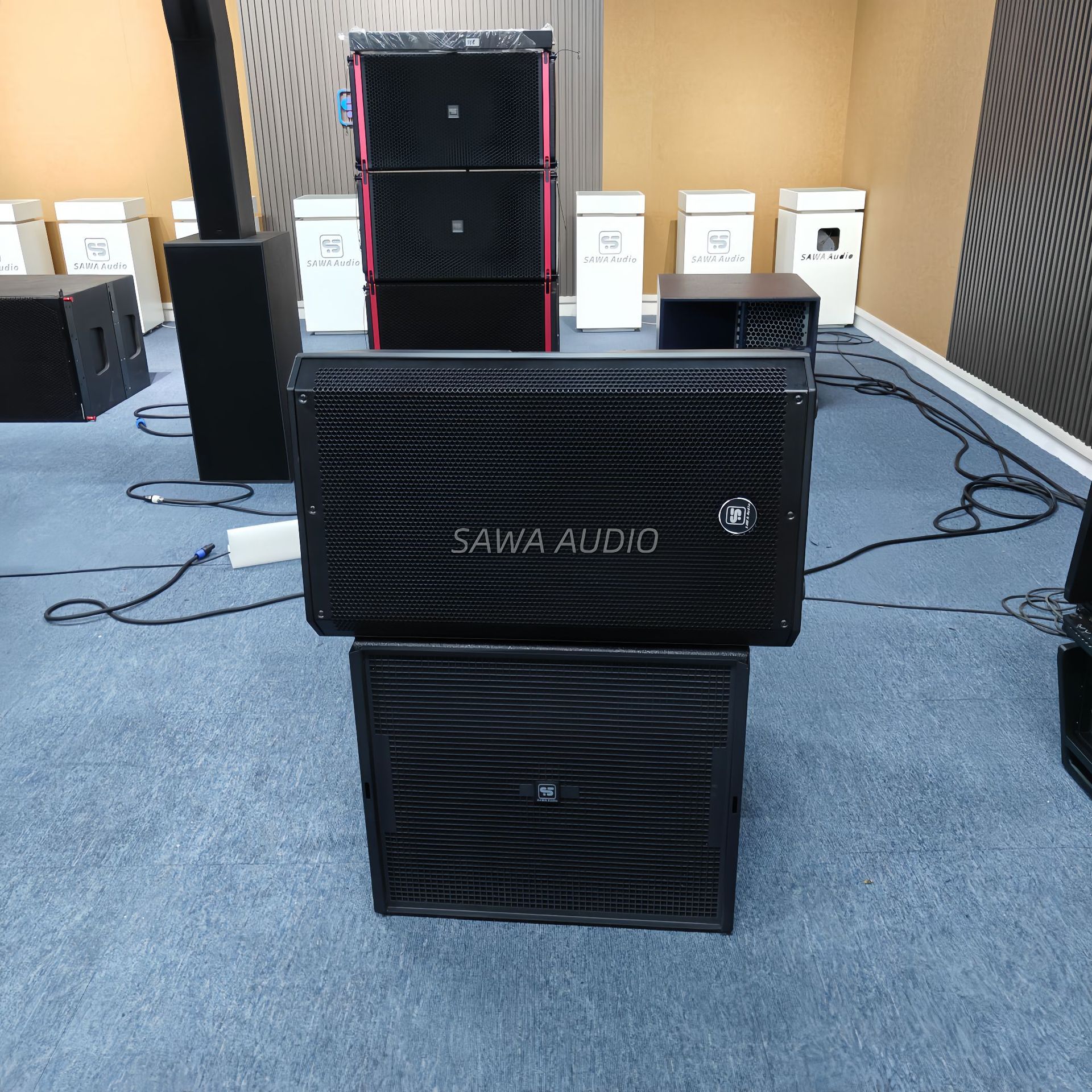 15 pulgadas de sonido de frecuencia completa al aire libre rendimiento profesional de alta potencia sonido profesional escenario sonido de matriz lineal