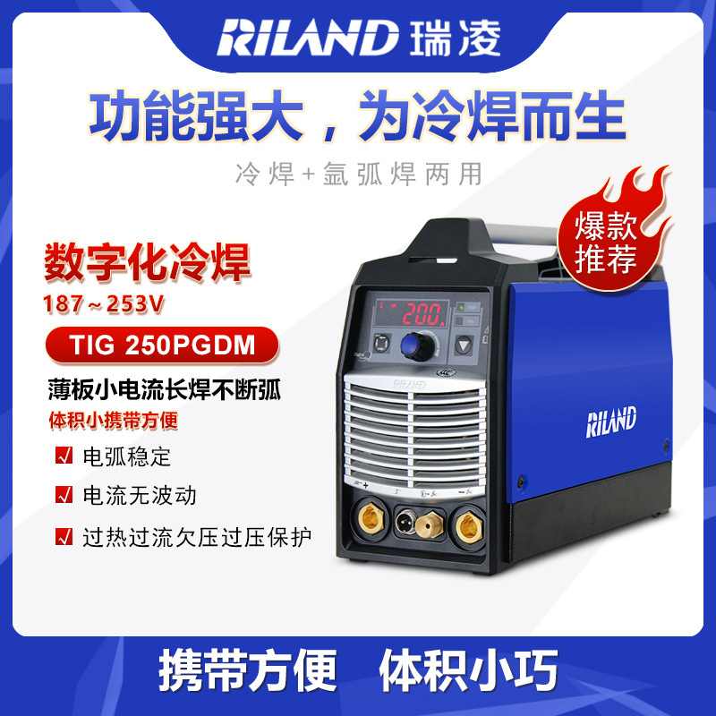 Ruiling TIG-250PGDM argon arc welding cold welding machine 220V