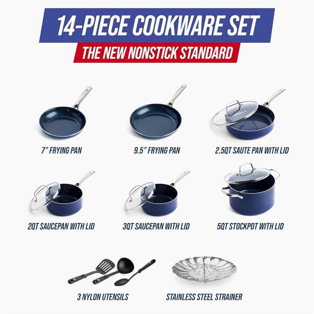 Conjunto de utensilios de cerámica doméstica transfronterizos antiadherente bandeja de cocina al por mayor