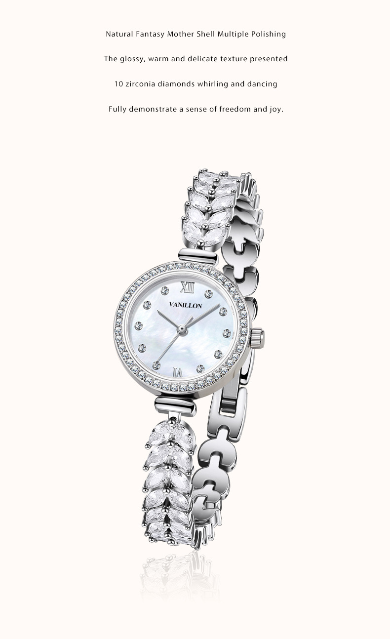 Style Simple Brillant Couleur Unie Boucle De Bijoux Quartz Femmes De Montres display picture 4