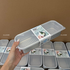 米诺家姜葱蒜304不锈钢保鲜盒香菜大葱小葱收纳盒冰箱食品级面条