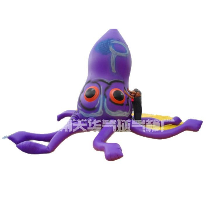 Serie Marina personalizada modelo inflable fijo inflable PVC simulación pulpo inflable modelo inflable delfín modelo inflable