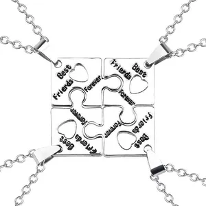 Stunning Multi-Person Geometric Necklace with Alloy Material, Perfect for Friends and Girlfriends as Birthday Gifts