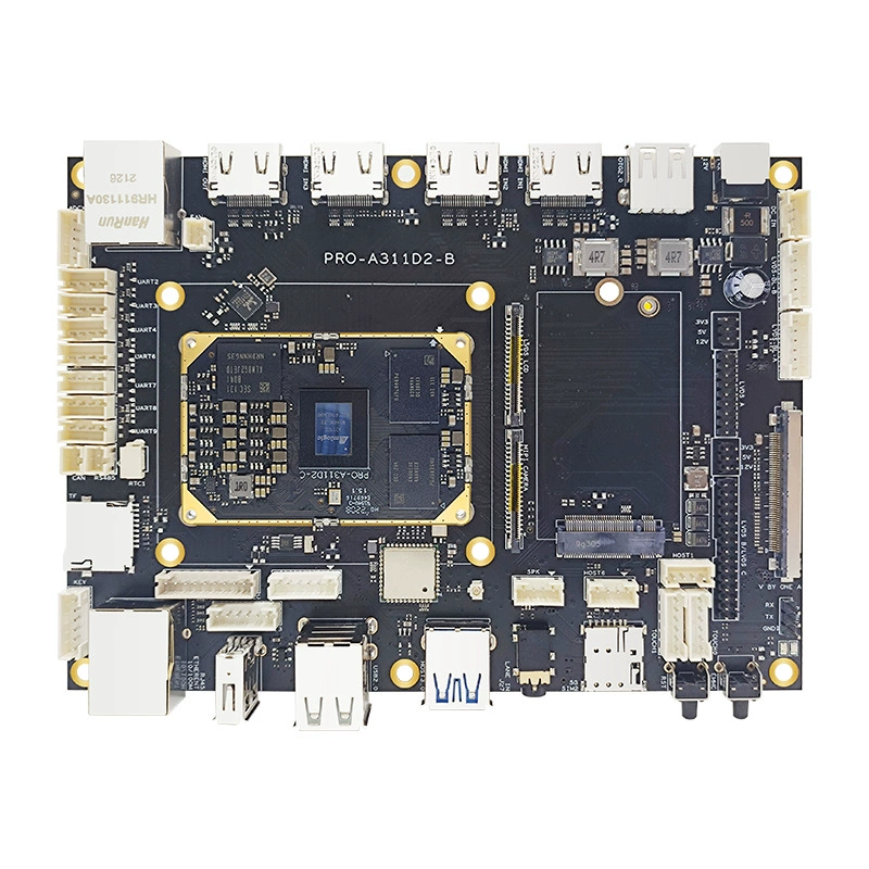 Плата разработки Amlogic A311D2, центральная плата A311D2, 4K, 3T NPU, Amlogic PRO-A311D2