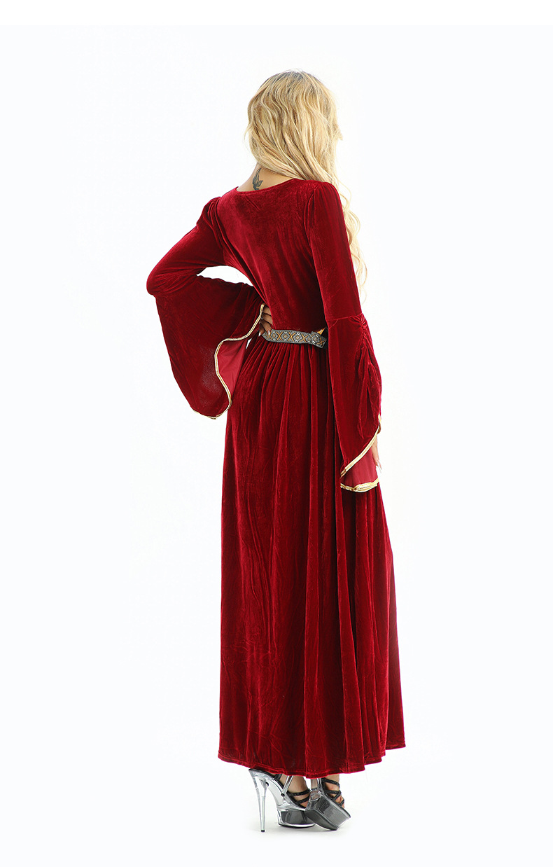 20.26million Costume Vintage Court Style European Farm Peasant Medieval Renaissance Dress_ecoleips.com