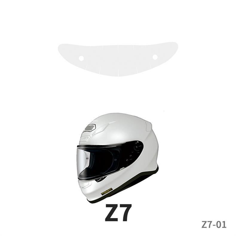 Motorcycle Helmet Stickers for SHOEI Z7 Full Helmet Decals Waterproof Scratchproof Protective Film Water Stickers Rainproof