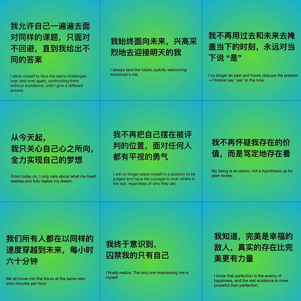 324 auto-sugestiones poder de energía positiva pegatinas anti-ansiedad ley de atracción rechazo de la fricción interna citas diy