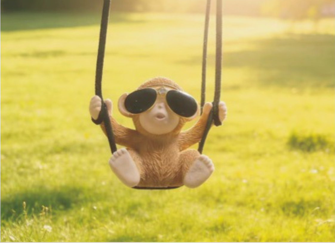 Cross-Border Hot-Selling Car Accessories, Rearview Mirror Hangings, Home Decor Dolls, Cartoon Cute Little Monkey Hangings