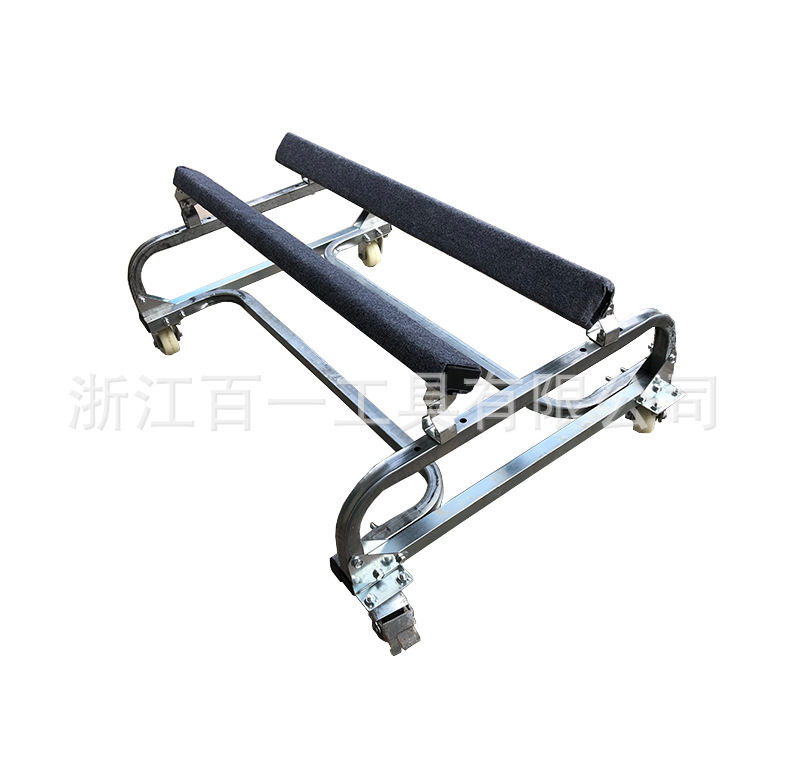配备万向轮船用手推车皮划艇底托船架拖车小型船拖车可移动底架