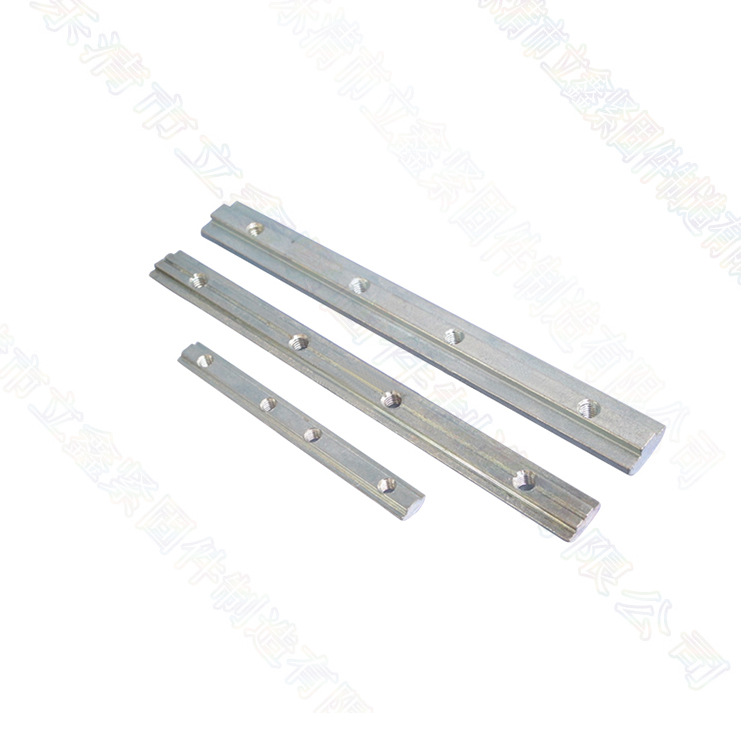国标/欧标型材配件一字连接件20-30-40-45对接槽条铝型材接头