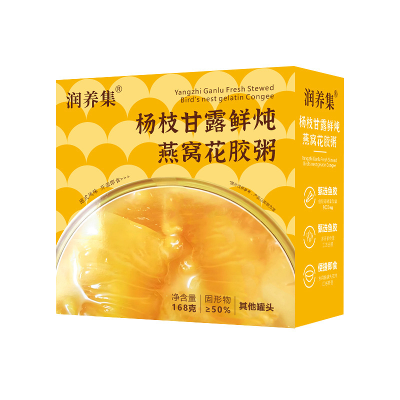 杨枝甘露燕窝花胶粥粥即食鲜炖滋补品营养早餐代餐粥无糖开盖即食|undefined