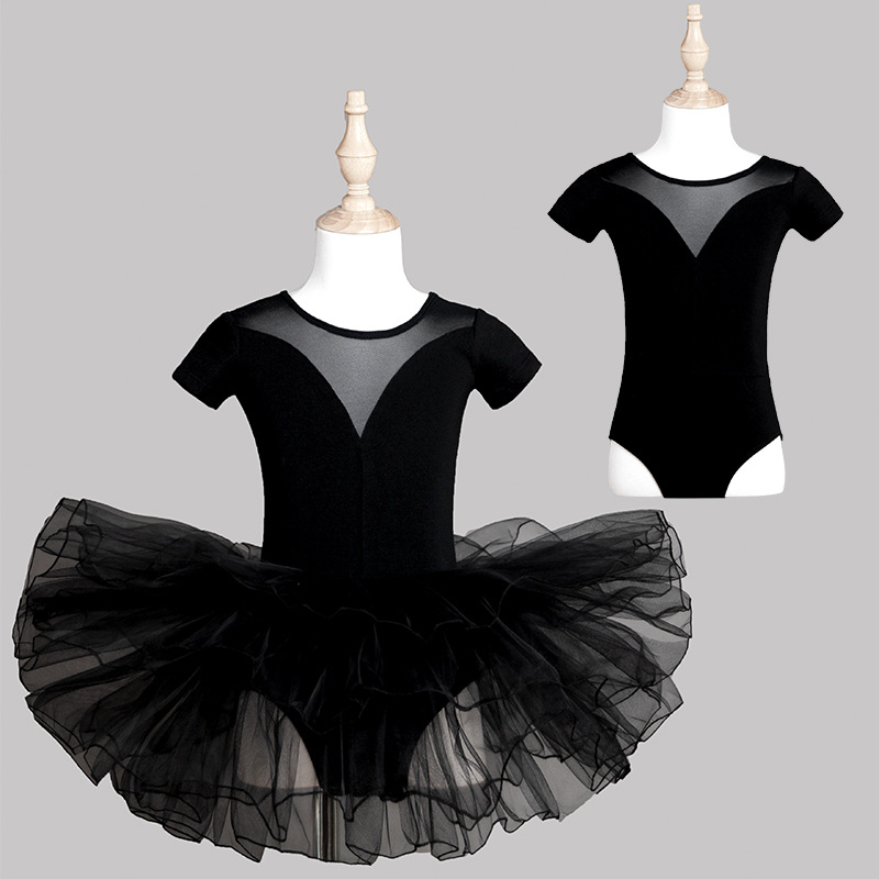 Ropa de baile para niños y mujeres, falda de ballet de manga corta, niñas de verano, ropa de baile china, ropa de práctica para niños pequeños, verano