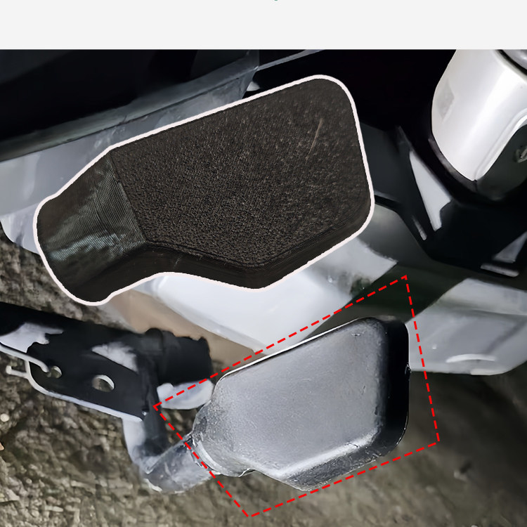 Suitable for Lima Electric Vehicles, Dual Kickstand Foot Pads, Thickened Foot Support Protective Covers, Support Frame, Footrest Accessories