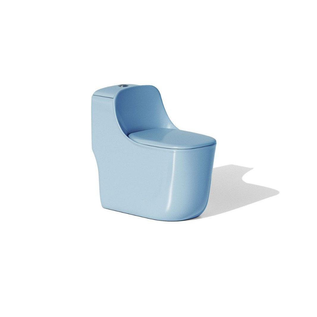 inodoro de bombeo individual de tipo pequeño gran impulso asiento de inodoro doméstico tipo sifón de supertorsión asiento de hotel anticongelante doméstico