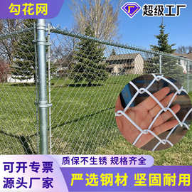 边坡防护勾花网 包塑热镀锌菱形网 体育场围栏网源头工厂支持定制