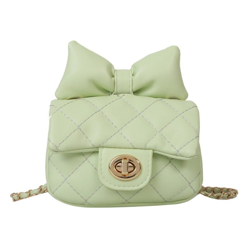 Mini bolsa de mensajero de las niñas moda red rojo estilo Chanel cadena hombro bolsa bebé mini ropa para niños accesorios moneda monedero