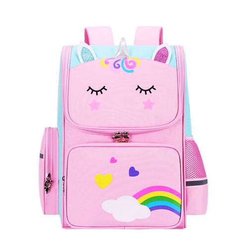 Children's Cartoon Cute Dual Shoulder Weight Reduction Backpack Unicorn Space Bag Manufacturer Wholesale