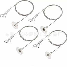 亚马逊可调节图片挂绳 餐厅挂画 吊绳 不锈钢悬挂线 镜悬钢丝绳