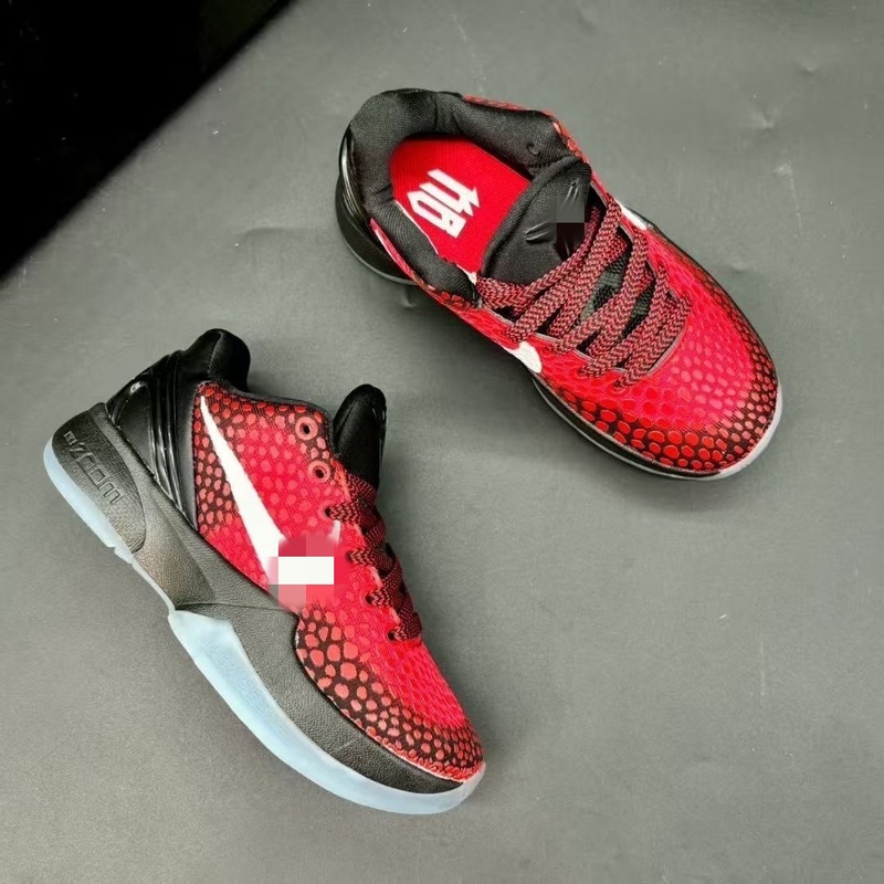 儿童NK童鞋科比6代篮球鞋Kobe6男女童青蜂侠耐磨实战运动鞋莆田鞋|undefined