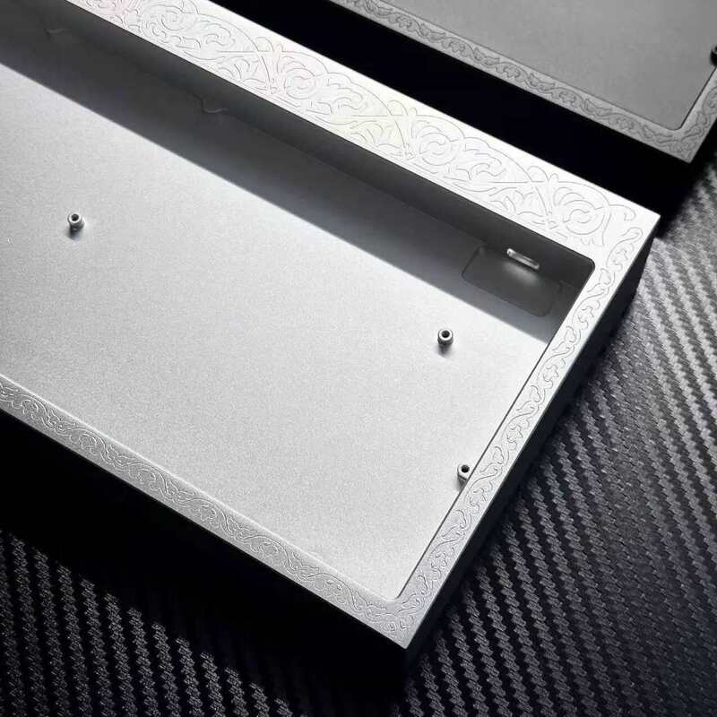 Daibox Carved Aluminum Case Gh60 Customized Magnetic Switch Cnc Anodized Finalmouse Style Carved Aluminum Case