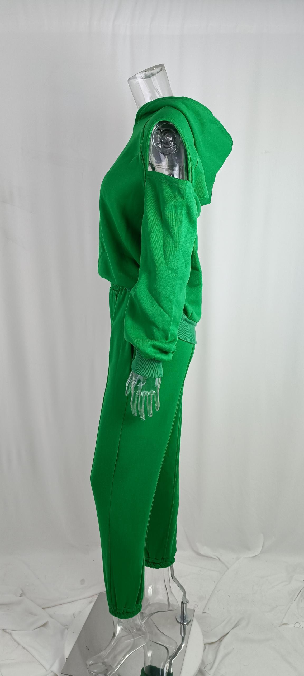 Versatile Women's Fleece-lined Long-sleeve Shorts Set For Spring_voghion.com