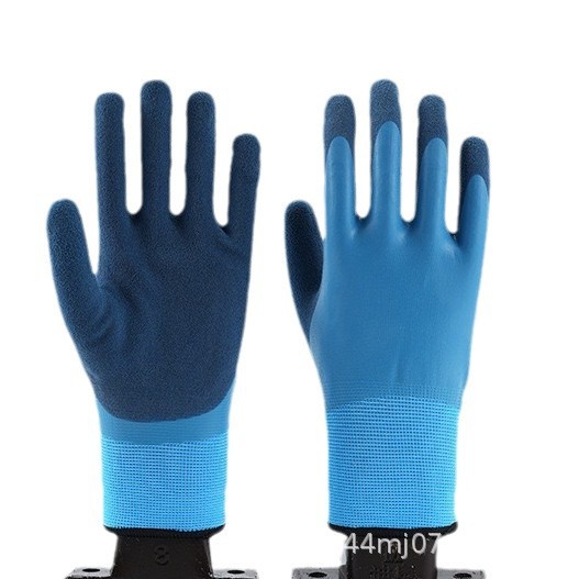 Invierno agrega guantes de pesca impermeables, guantes de protección laboral antideslizantes, almacenamiento en frío, ciclismo, guantes de terciopelo de arroz cálido