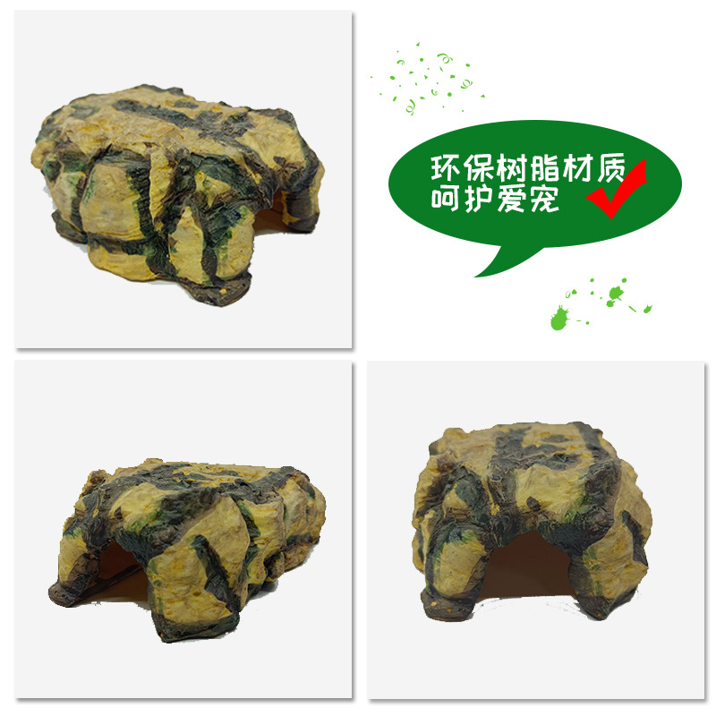 Venta directa de fábrica, simulación de mascotas para trepar, esquivar agujeros, peceras, paisajismo, artesanías de resina