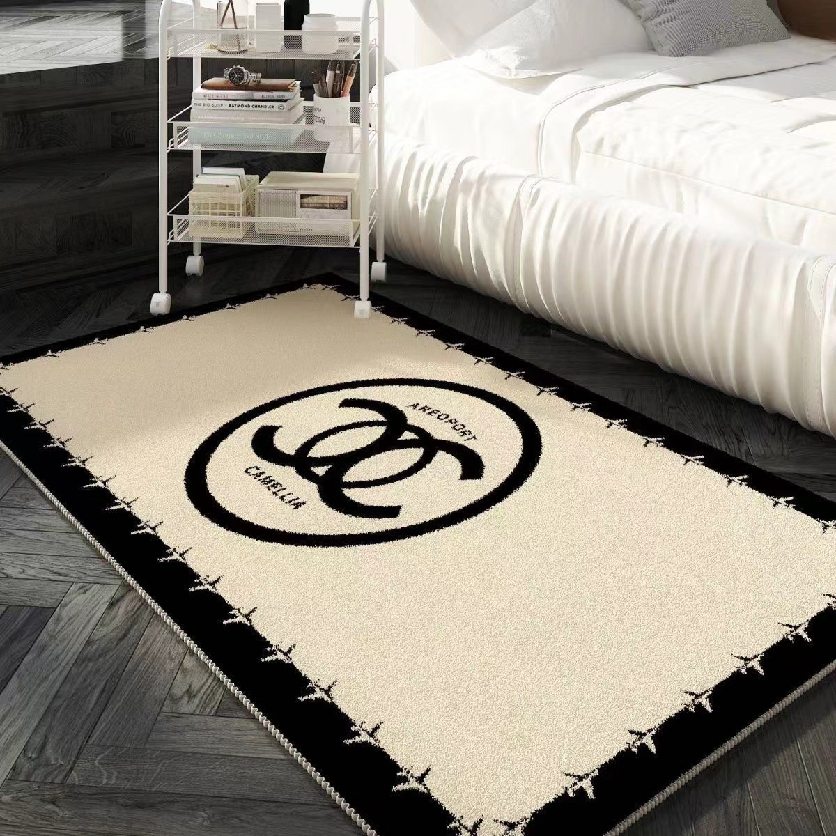 밝은 고급 침실 카펫 침대 옆 담요 작은 향기로운 바닥 매트 소녀 방 매트 바닥 매트 침대 앞 마스터 침실 아래 고급 감각