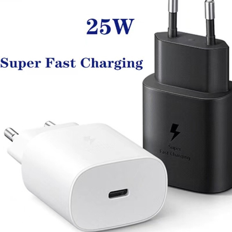 Suitable for Samsung Pd25W Us and European Standard Ultra-Fast Charging Head S23 Mobile Phone Charger S22 Australian Standard Fast Charging Head