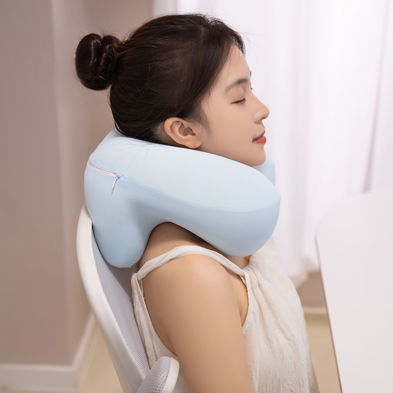 Almohada Multiuso de Seda de Hielo Desmontable para Siesta de Oficina