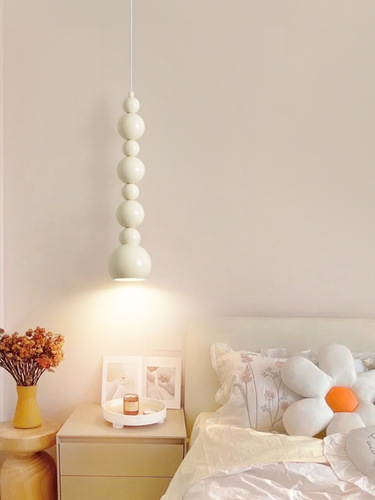Cream style creative gourd bedroom bedside chandelier Bauhaus medieval creative designer internet celebrity small chandelier