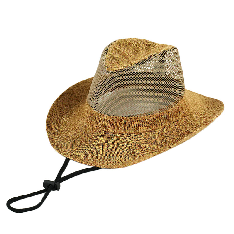 New Summer Middle-aged and Elderly Hat Sun Hat Men's Topper Hat Sun Hat Big Riding Dad's Cool Hat