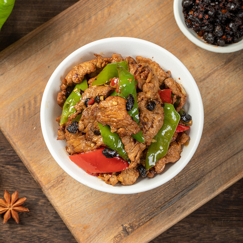 후난 돼지고기 볶음 10팩 2000g [포장] (2kg)