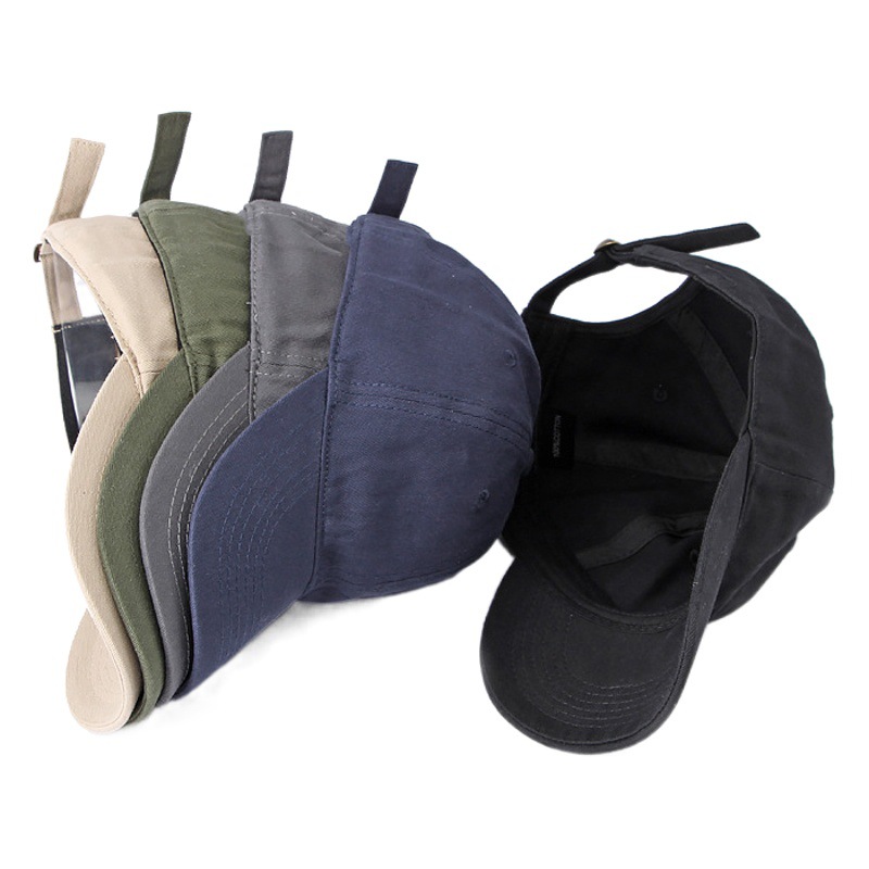 Estilo coreano simple tablero de Luz color sólido gorra de los hombres anti-DDoS sombrero de sol gorra de béisbol de algodón tapa suave de las mujeres sombrero de ala curvada marea