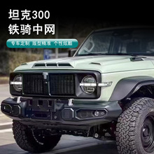 300铁骑中网骑士枫林中网前脸配件外观黑化装饰件黑化改装
