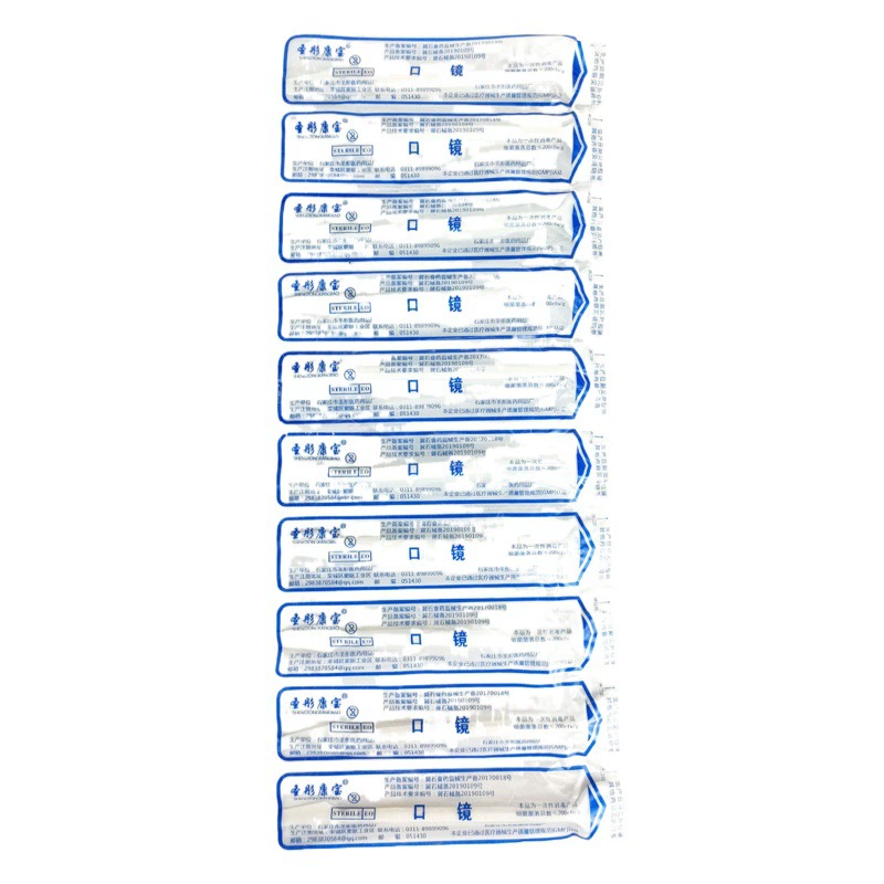 Квалификация Стоматологические материалы Стоматологические оральные зеркала одноразовые оральные зеркала с резаком Независимая упаковка