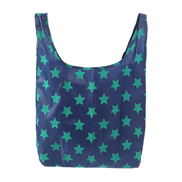 Fashionable handheld folding square shopping bag